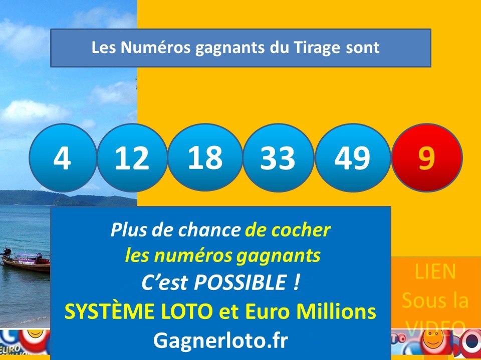 Resultat LOTO samedi 15 fevrier encore 4 numero dans notre système