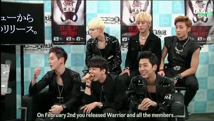 [ENG SUB] 131104 B.A.P One Shot Release Event on NicoNico Channel Part 2