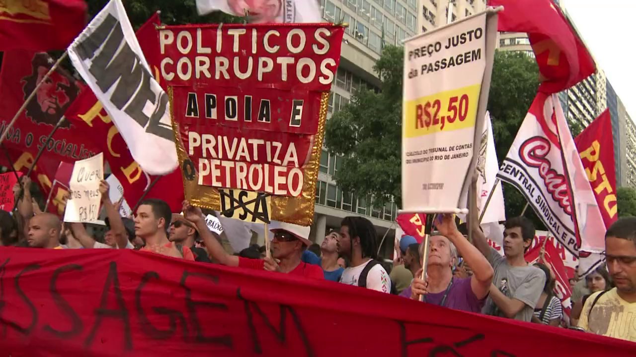 Novo protesto no Rio