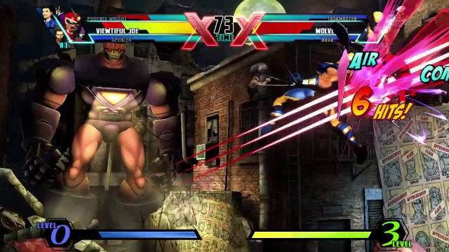 Ultimate Marvel vs. Capcom 3 Comic Con 2011 Phoenix Wright vs Nova Trailer