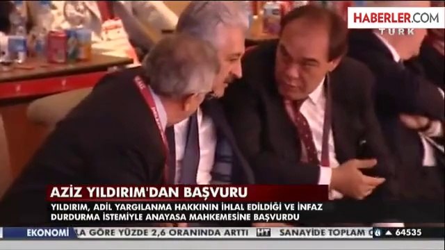 Aziz Yıldırım, Anayasa Mahkemesi'ne Başvurdu