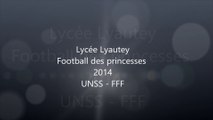UNSS FFF Football des princesses 2013-2014 - lycee Lyautey