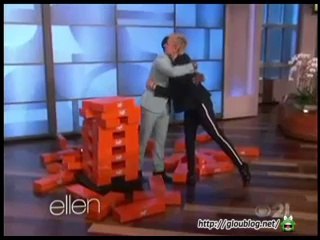 Kevin Hart Plays Giant Jenga Feb 11 2014