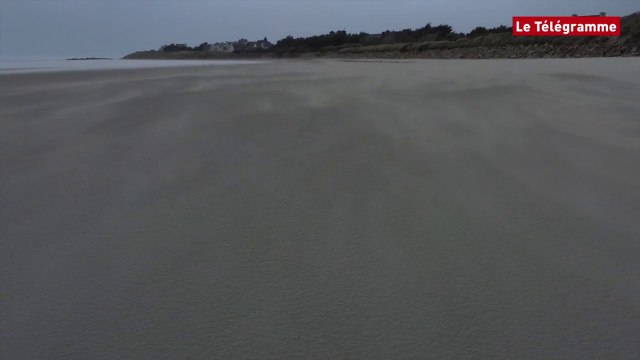 Santec (29). Le vent se lève