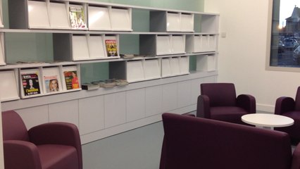 La bibliothèque en cours de déménagement