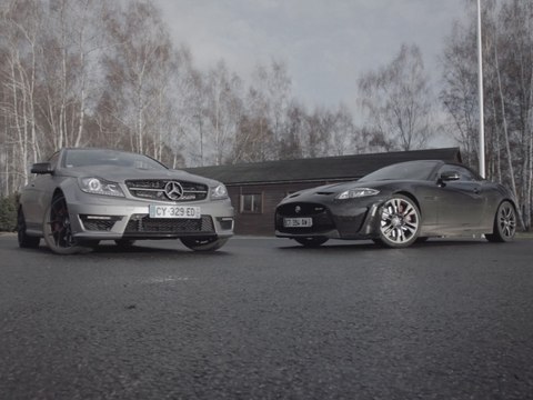 Match Mercedes C 63 AMG - Jaguar XKR-S