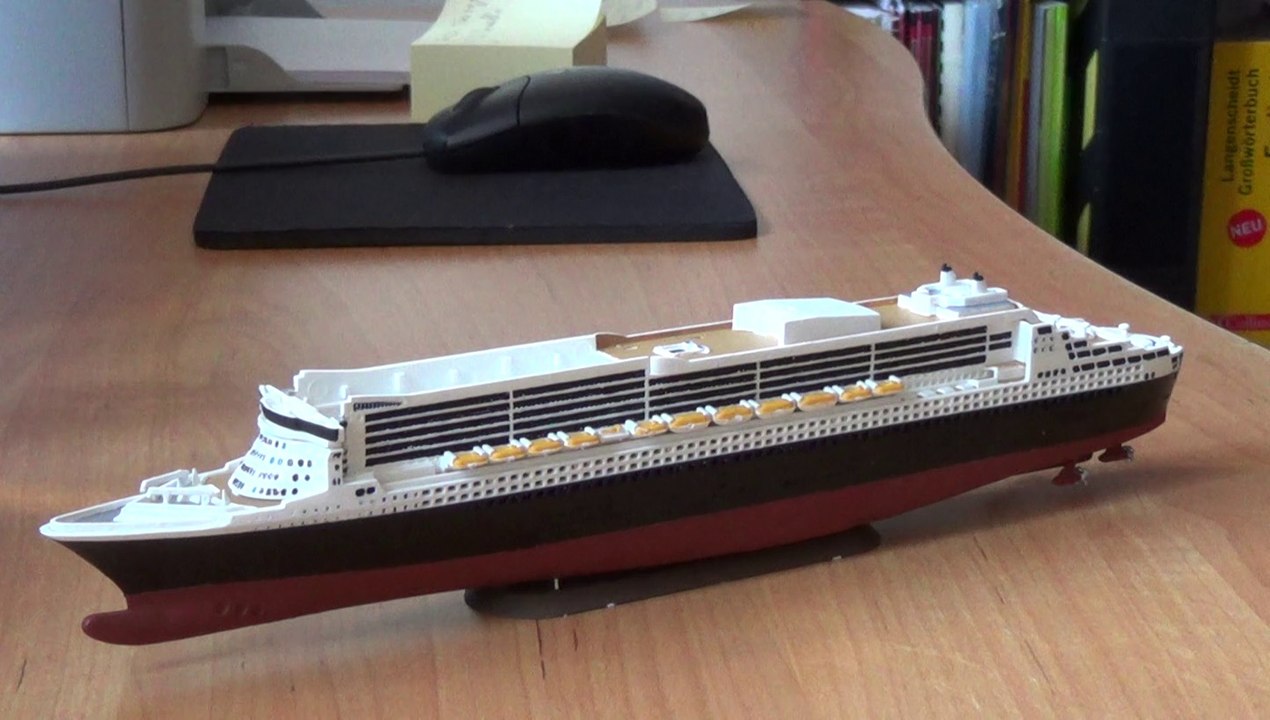 Modellbau: Quen Mary 2 Teil 21