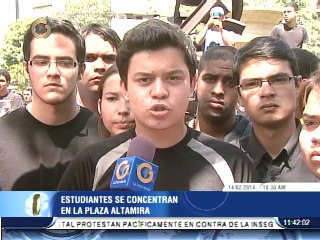 Estudiantes piden liberación de compañeros detenidos en protestas