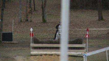 Claire & Saumur  - entrainement CROSS Verrie - février 2014