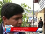 Cajamarca: Colocan municiones frente a Ministerio de Trabajo 13 02 14