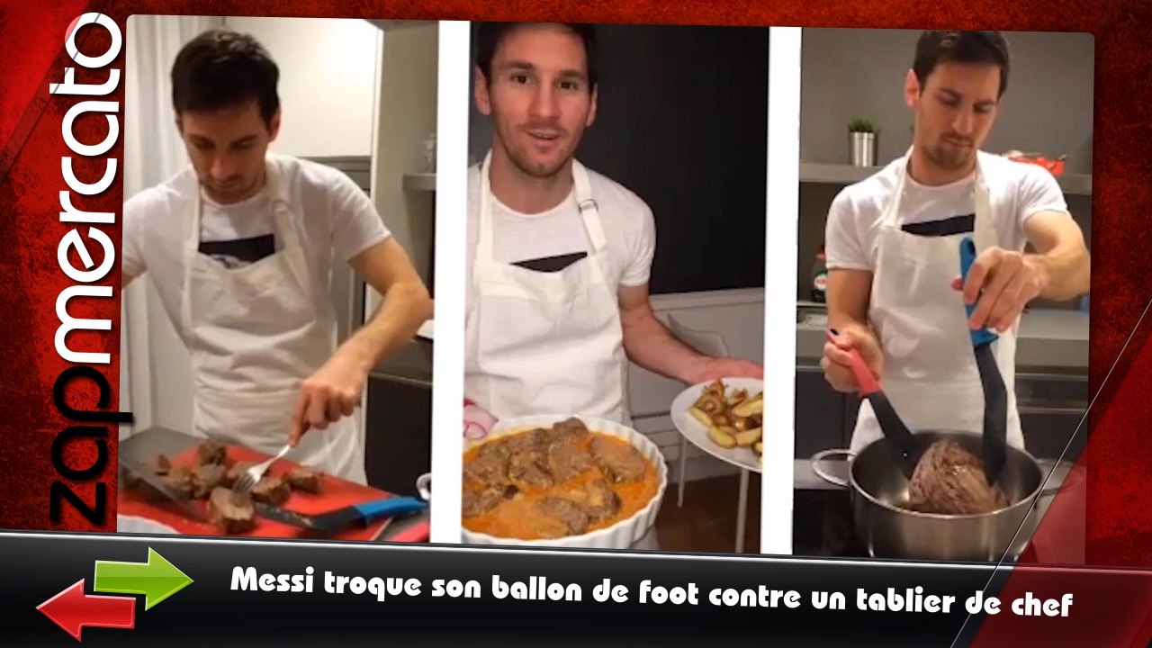 Lionel Messi en chef de cuisine, le retour du supporter de Monaco... Le zapping Top Mercato de la semaine !