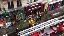 Les premières images après l'explosion au gaz en plein Paris