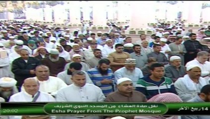 14th February 2014 Madeenah 'Isha led by Sheikh Thubayty