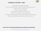 IT Market in GCC 2014 – 2018