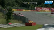 2012 24 Hours of Spa Blancpain Endurance Series Big Crash Ferrari