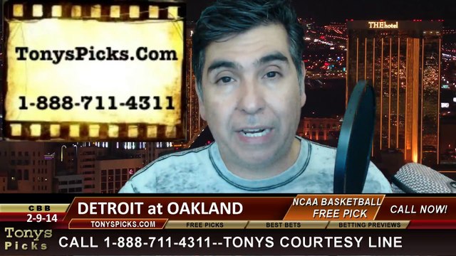 Oakland Golden Grizzlies vs. Detroit Titans Pick Prediction NCAA College Basketball Odds Preview 2-14-2014