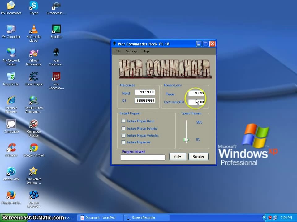 [New Version] War Commander Hack [100% Working] [November 2013]