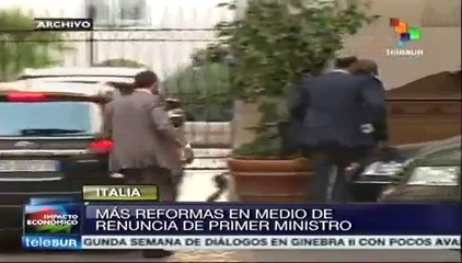 Italia: tras renuncia de Letta, UE pide más reformas