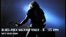 ▶ Blues Rock Backing Track - B - 125 bpm