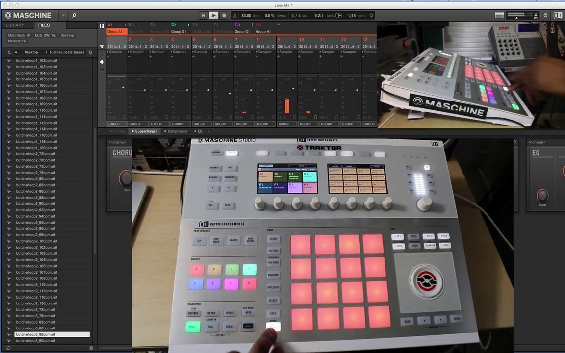 NATIVE INSTRUMENTS MASCHINE STUDIO SAMPLE BEAT FEB 14 2014