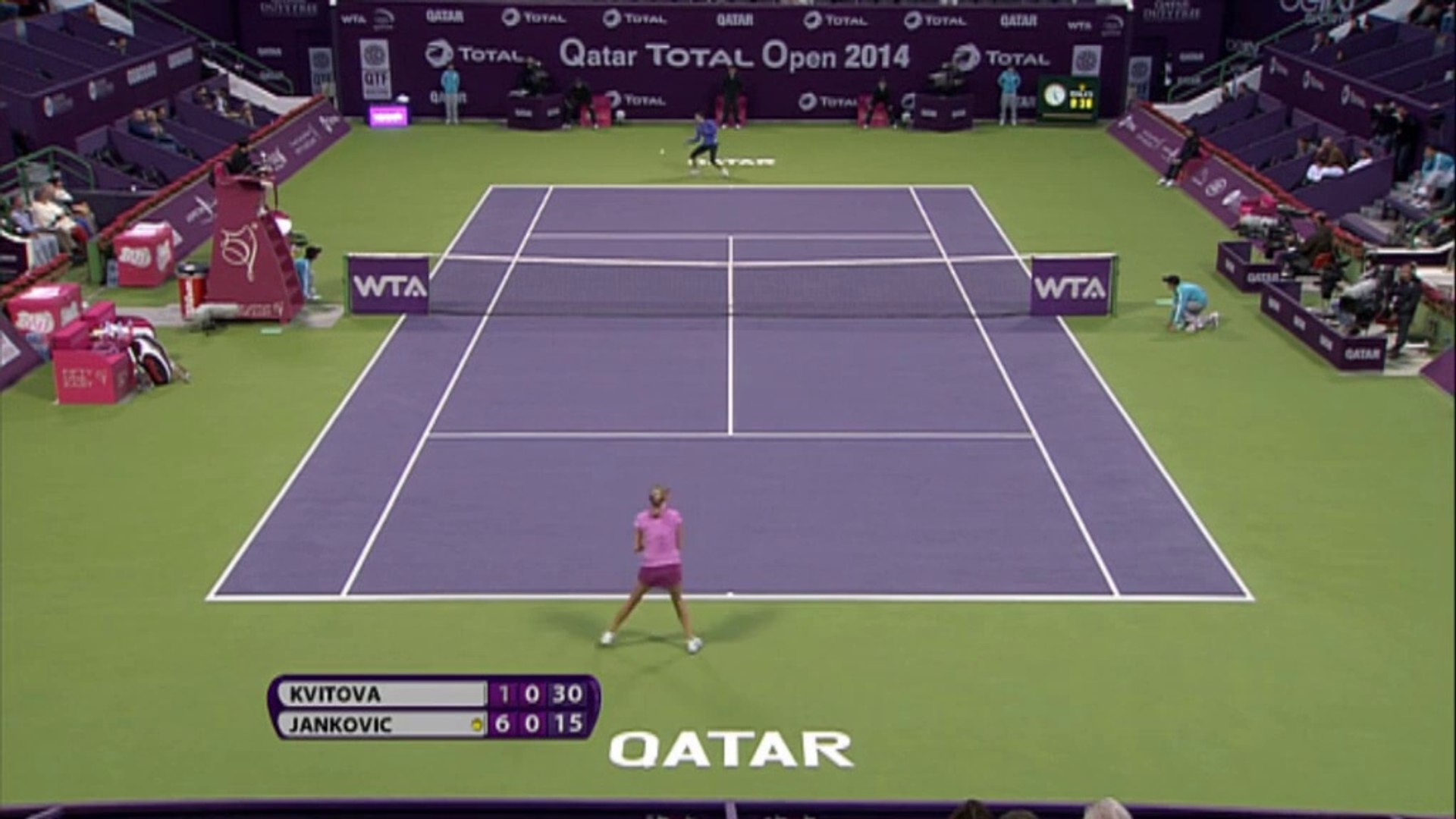 Jelena Jankovic v Petra Kvitova - Quarter-finals, Qatar Ladies Open - video  Dailymotion