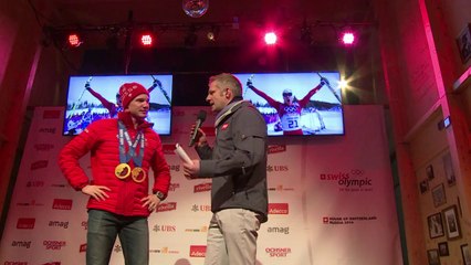 Swiss skier wins second gold in Sochi