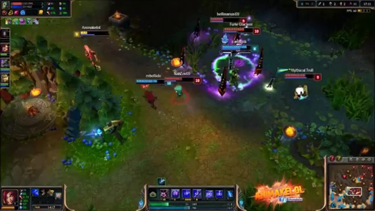 League of legends Partida con Zyra, es hora de matar Yordles(360p_H.264-AAC)