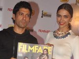 Farhan Akhtar And Deepika Padukone Unveil Filmfare Awards Issue