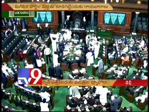 Seemandhra Union ministers to protest MPs suspension in Lok Sabha