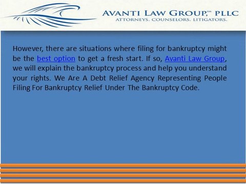 The Avanti Law Group: Bankruptcy and Debt Settlement Services