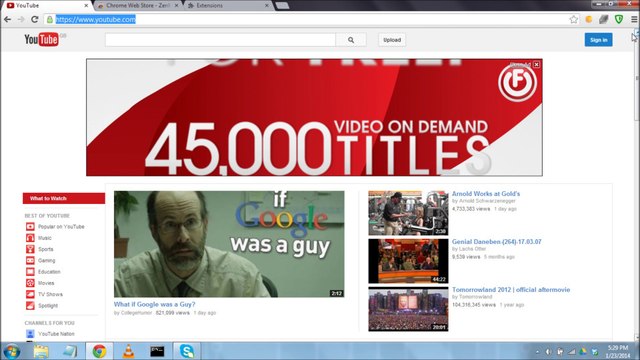 Open Blocked Youtube with Chrome extension