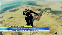 Supermodel Roberta Mancino Moonlights As Daredevil Famous Face in A Wingsuit