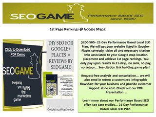 SEOgame Performance Based SEO company In Utah