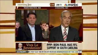 Ron Paul leaves News Anchor speechless_ Morning Joe gets hit