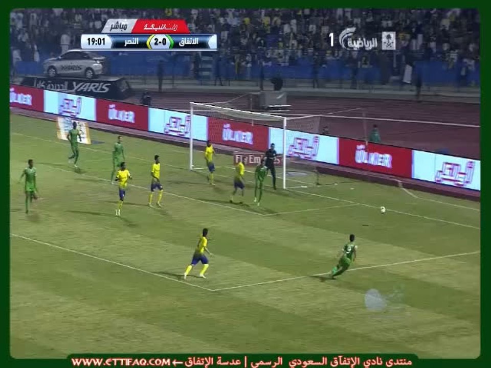 ملخص مباراة الاتفاق1-2 النصر-الدوري السعودي