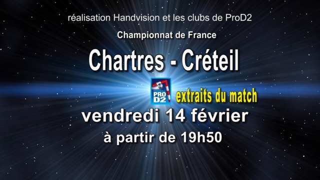 Extraits Chartres Metropole 28 / US Créteil - handball ProD2