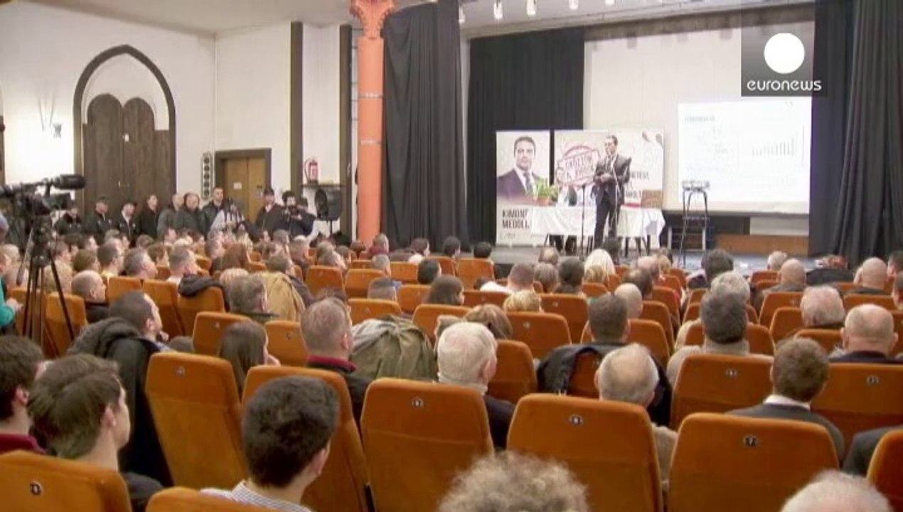 Protests as Hungary's far-right Jobbick party holds rally in former synagogue