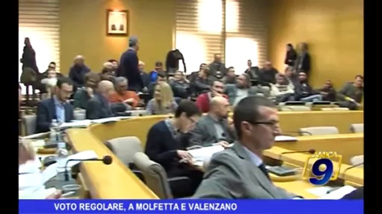 Voto regolare, a Molfetta e Valenzano
