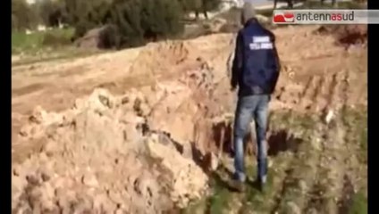 TG 14.02.14 Manduria: rifiuti speciali sotto gli ulivi. Sigilli ad un'area di 9mila mq