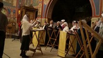 На литургии поют студенты факультета Духовно-нравственного образования Университета пожилого человека