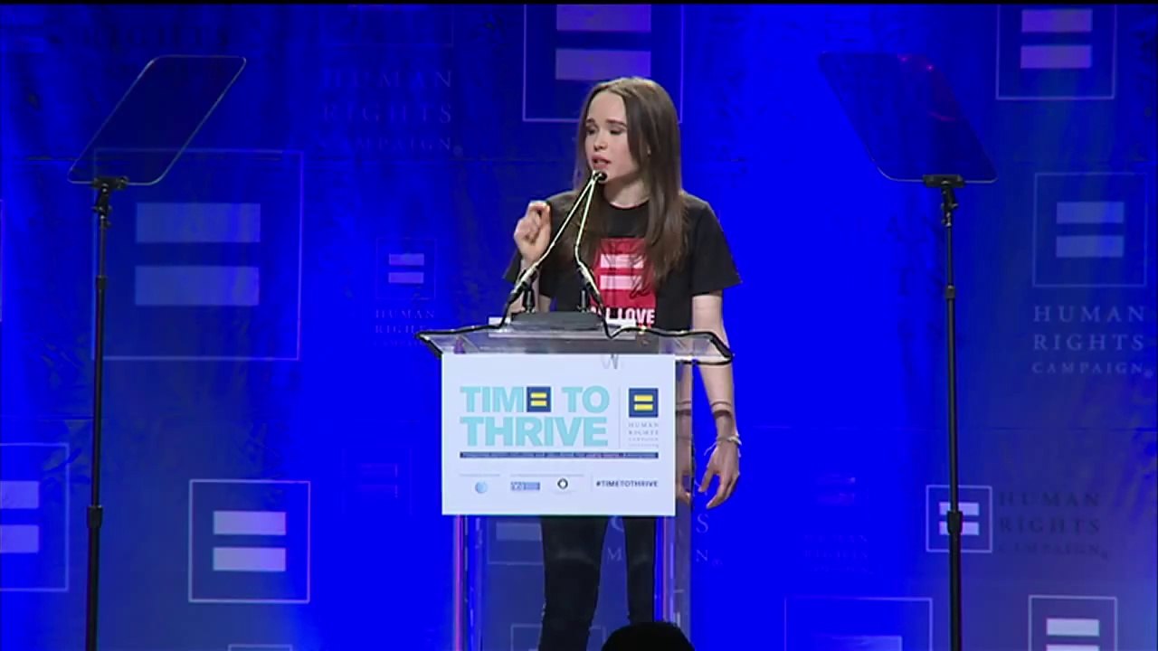 Ellen Page révèle son homosexualité à la Time to Thrive Conference