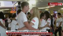 Tayland'dan sevgililer gününde dünya rekoru