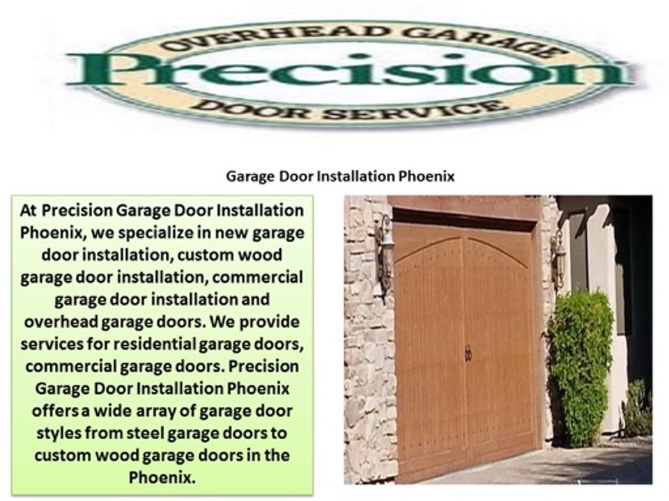 Precision Overhead Garage Door Repair Service In AZ
