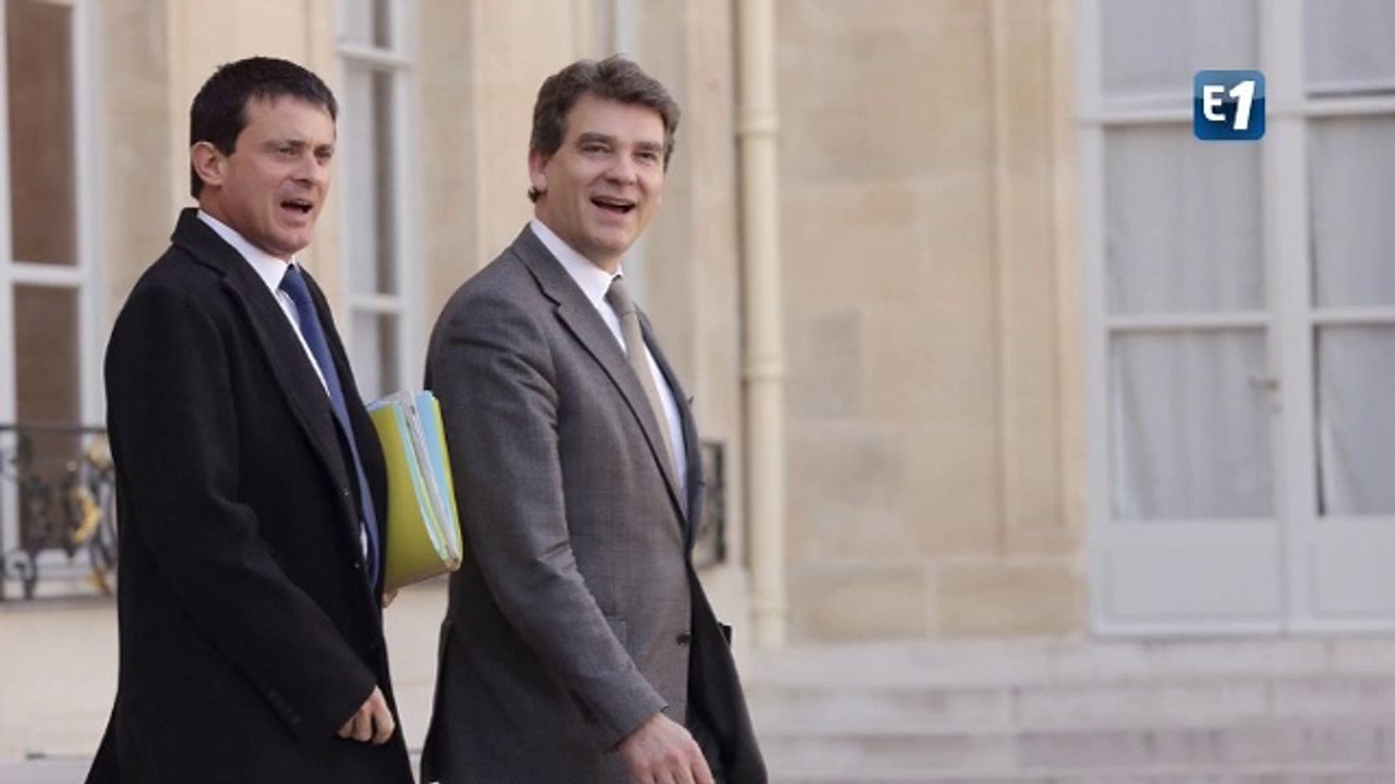 Meeting commun de Valls et Montebourg, dans le...