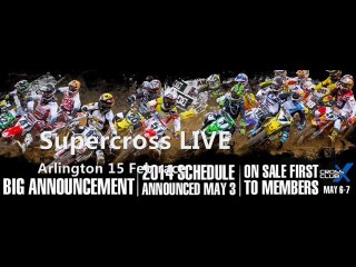 watch Supercross Arlington 15 Feb 2014 race live streaming