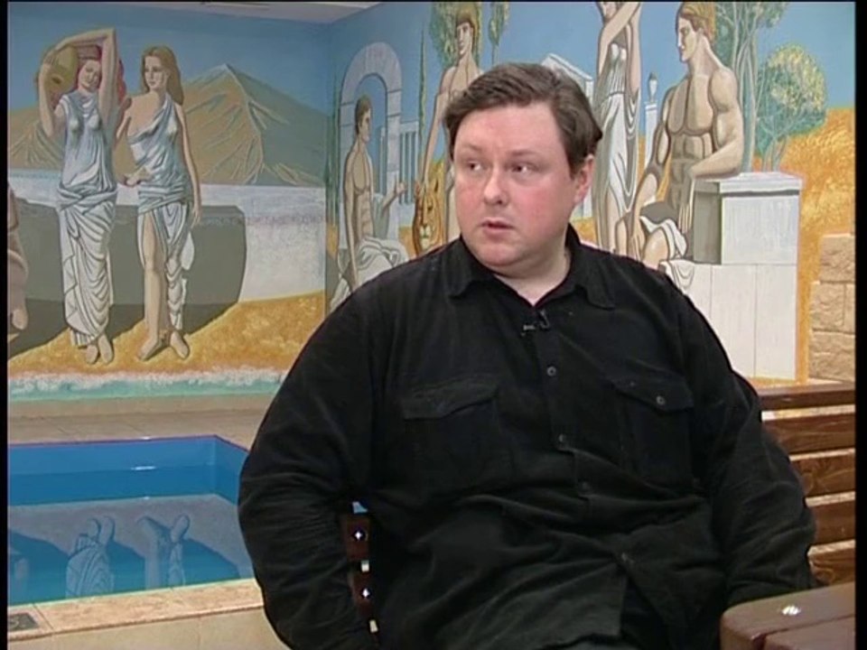 Передача -Трио. Художник орнаменталист Алексей Акиндинов. Рен-ТВ. Край Рязанский.11 апреля 2008 год.