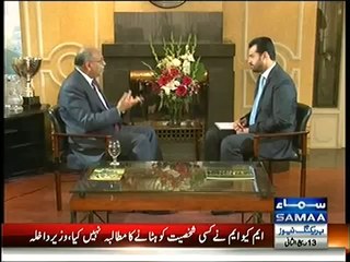 Najam Sethi Rejects Allegations of fighting against Pakistan Army with BLA