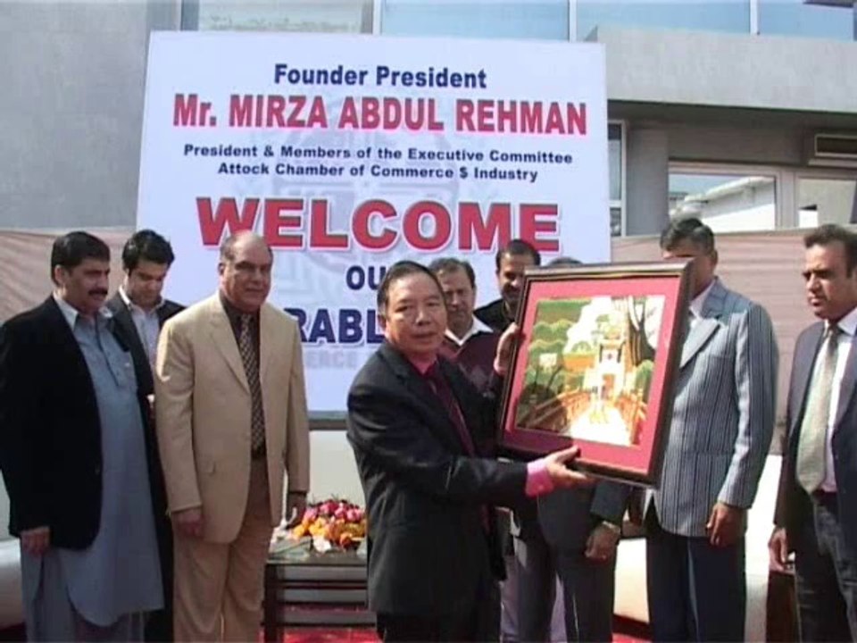 Microscreen International Attock Vietnam Ambassado Vist And Meet  chamber of commerce