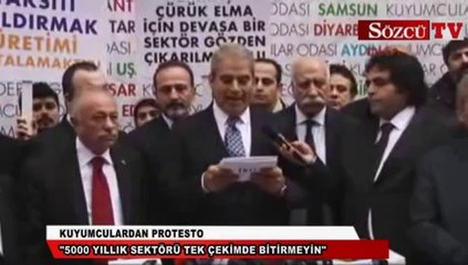 Kuyumculardan protesto