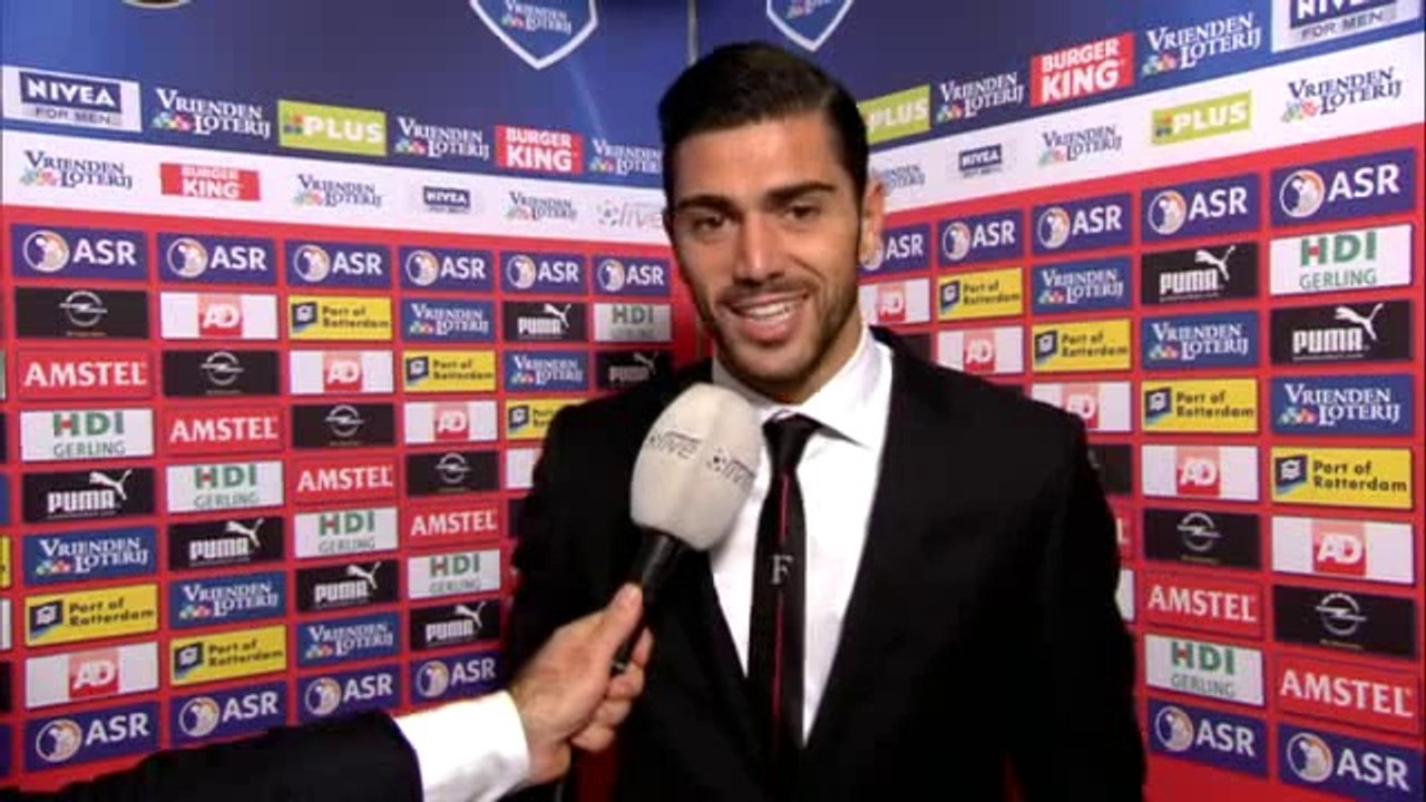 18-11-2012 Graziano Pellè na Feyenoord - Willem II